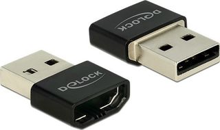 DELOCK ADAPTER USB 2.0 ΣΕ HDMI-A FEMALE, BLACK (65680)