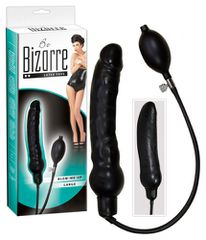 You2Toys Blow me up Latex Dildo Large Black 17cm