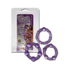 Δαχτυλίδια πέους Get Hard μοβ