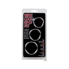 Δαχτυλίδι πέους Triple Cock Ring Set