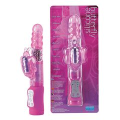 Seven Creations Silicone Butterfly Pink 11cm