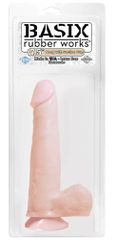 Pipedream Basix Rubber Works 19 cm Suction Cup Dong