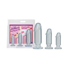 Σετ Πρωκτικών Σφηνών "Crystal Jellies Anal Starter Kit S M L"