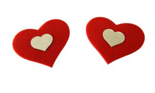 Red Heart Nipple Cover