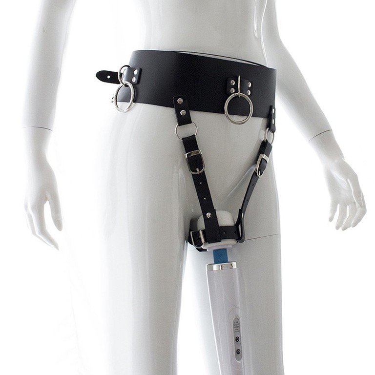 BDSM Δερμάτινη ζώνη για στραπόν
