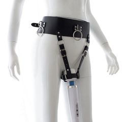 BDSM Δερμάτινη ζώνη για στραπόν