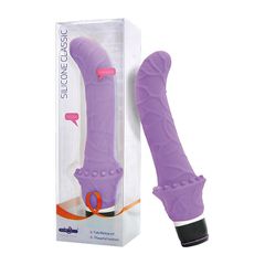 Ομοίωμα Πέους "Silicone Classic G-Spot Vibrator 23cm" μοβ
