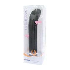 Δονητής "Silicone Classic G-Spot Vibrator 19 cm" μαύρο