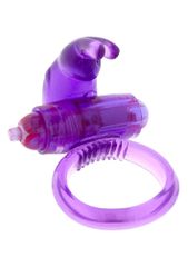 RABBIT SILICONE VIB COCKRING PURPLE-thumb-1