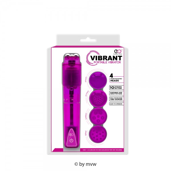 Κλειτοριδικό Vibrant Portable Vibrator ροζ
