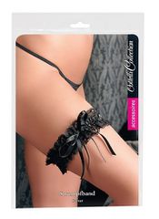 Cottelli Collection Lace Garter Black-thumb-1