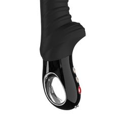 Tiger Rechargeable Silicone Vibrator Black 8,5 cm-thumb-2