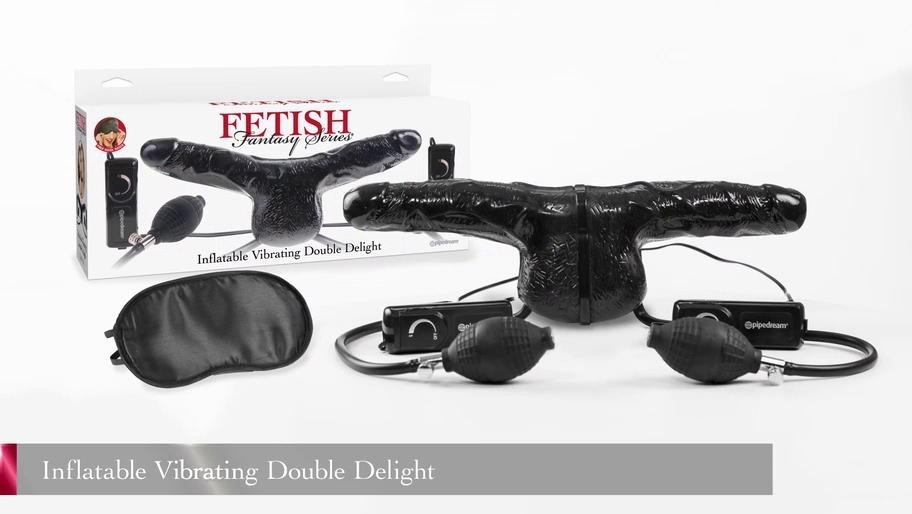 Inflatable Vibrating Double Delight