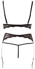 Abierta Fina Bra Suspender Set-thumb-8