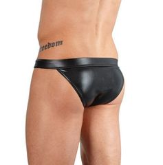Shiny Wetlook Panty with Zip-thumb-3
