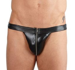 Shiny Wetlook Panty with Zip-thumb-2