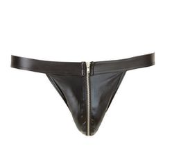 Shiny Wetlook Panty with Zip-thumb-4