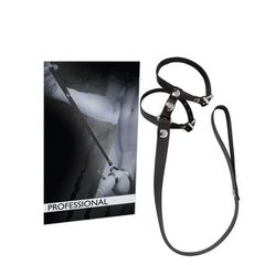 BDSM Δακτυλίδια για το πέος και τους όρχεις με λουρί λαβής