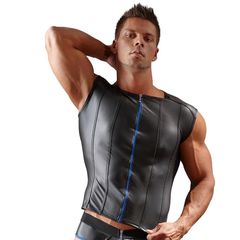 Shiny Matte Shirt with Zip-thumb-5