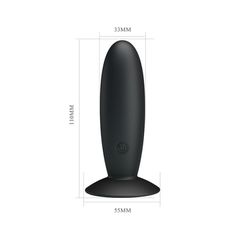 Rechargeable Silicone Butt Plug-thumb-1