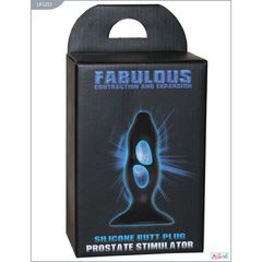 Fabulous Silicone Butt Plug Black-thumb-4