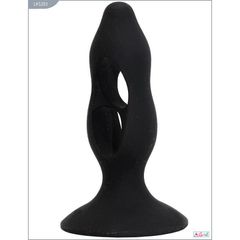 Fabulous Silicone Butt Plug Black-thumb-1