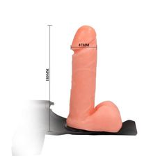 Baile Sensual Comfort Strap-On Flesh 17.5cm-thumb-1