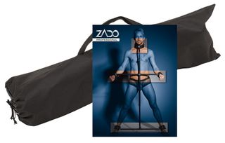 Heavy duty Metal and Leather Slave Pillory 115 cm to 165 cm x 65-thumb-2