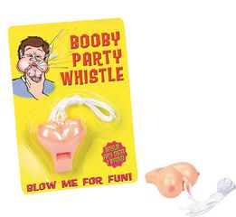 Plastic Boobie Party Whistle