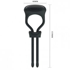 Pretty Love Curitis Adjustable Vibrating Cock Ring-thumb-5