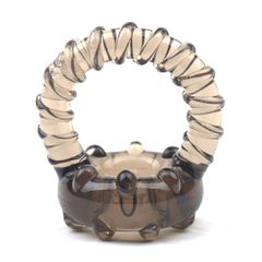 Clear Black Cock Ring