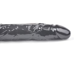 9.8'' Black Color Realistic Penis Vibrator-thumb-2