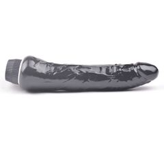 8.9'' Black Color Realistic Penis Vibrator-thumb-1