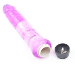 8.9'' Purple Realistic Penis Vibrator-thumb-3