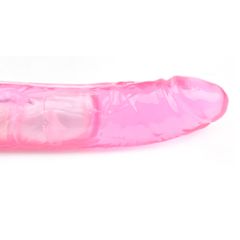 8.9'' Pink Realistic Penis Vibrator-thumb-2