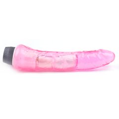 8.9'' Pink Realistic Penis Vibrator-thumb-1