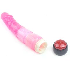 8'' Pink Color Realistic Dildo Vibrator-thumb-2