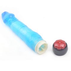 8.5'' Blue Color Realistic Dildo Vibrator-thumb-2