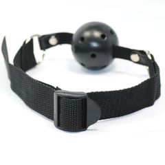 Simple Black Ball Gag-thumb-1