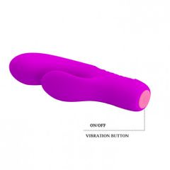 Pretty Love Tim Δονητής Rabbit 15.5cm Purple-thumb-1