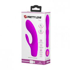 Pretty Love Tim Δονητής Rabbit 15.5cm Purple-thumb-8