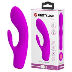 Pretty Love Tim Δονητής Rabbit 15.5cm Purple-thumb-4