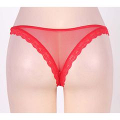 Cheeky Red Fishnet Panty-thumb-3