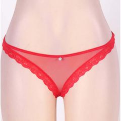 Cheeky Red Fishnet Panty-thumb-2
