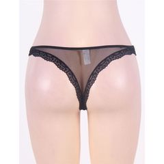 Cheeky Black Fishnet Panty-thumb-3