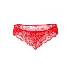 Love Me Mesh Chemise with Lace String Red-thumb-11