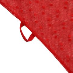 Plus Size Red Mesh Kimono with String-thumb-9