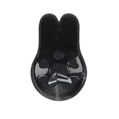Rabbit Ear Self Adhesive Push Up Bra Black-thumb-3