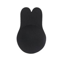 Rabbit Ear Self Adhesive Push Up Bra Black-thumb-2