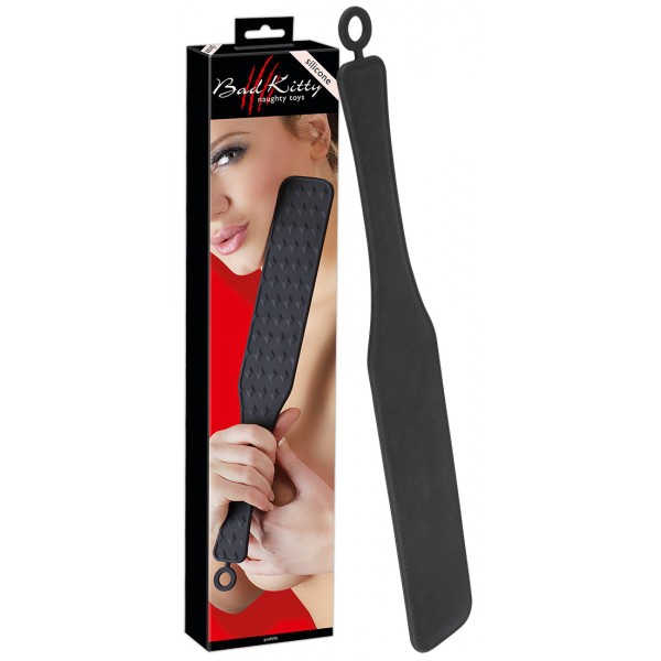 Μαστίγιο Paddle Silicone μαύρο